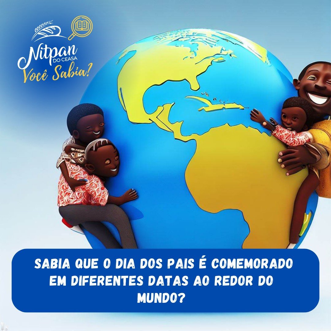 Você sabia que o dia dos pais é comemorado em diferentes datas ao redor ...